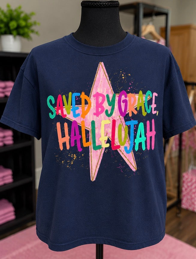 Saved By Grace Tee