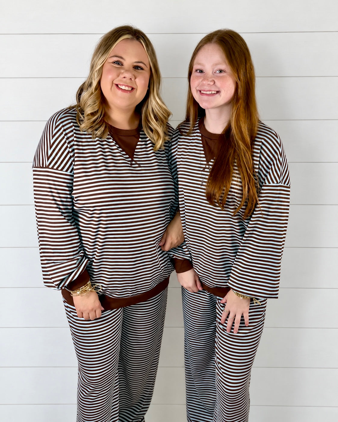 Chocolate Kiss Stripe Set