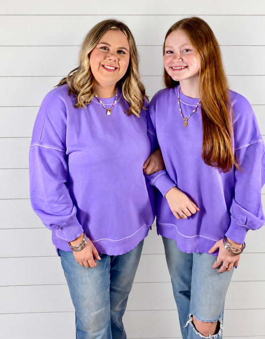 Lavender Daydream Crewneck