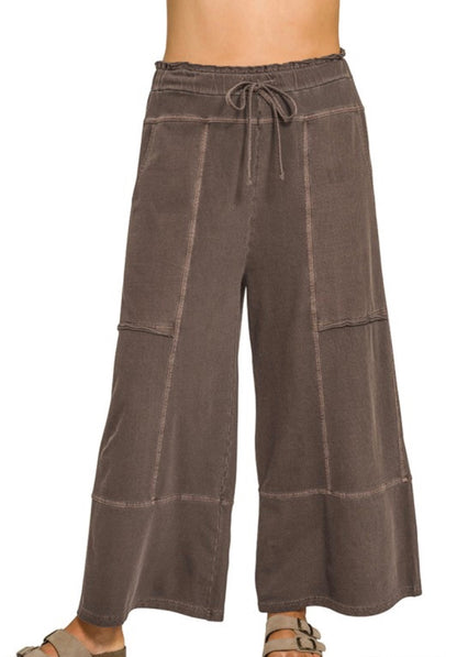 Mocha Muse Wide-Leg Pants