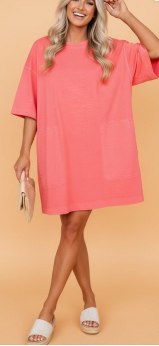 Coral Coast T-Shirt Dress