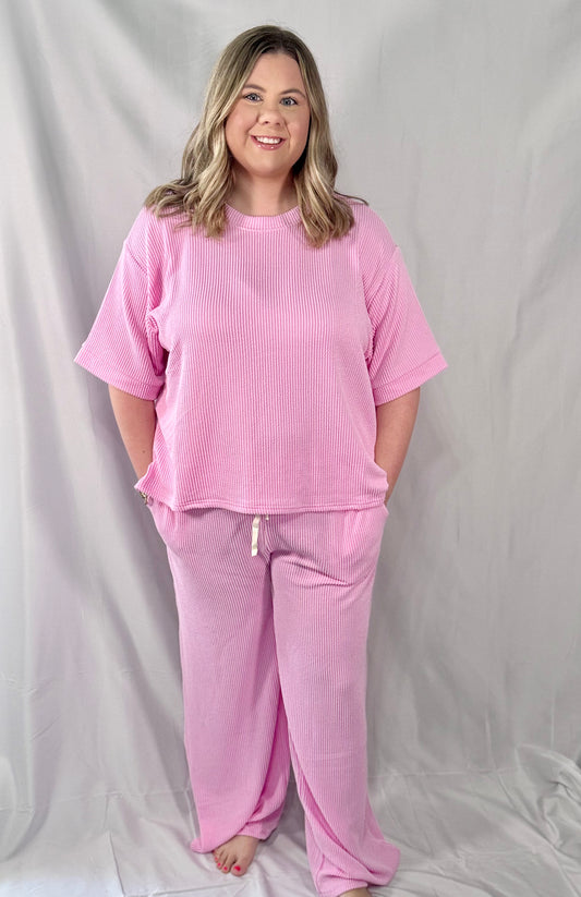 Sweet & Simple Waffle Knit Set