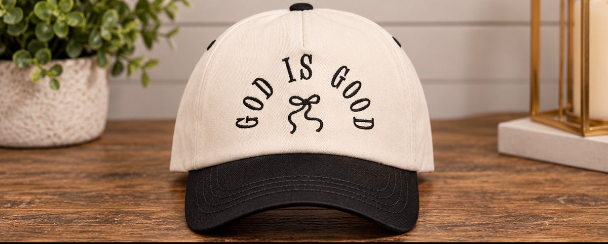 God Is Good Bow Hat